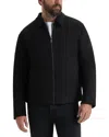 Hunter Barton Faux Suede Jacket In Black