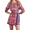 Hunter Bay Mini Skirt In Tapestry Floral In Animal Print