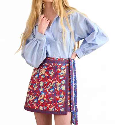 Hunter Bay Mini Skirt In Tapestry Floral In Multi