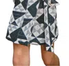 Hunter Bay Skirt In Quilted Gingham In Multi