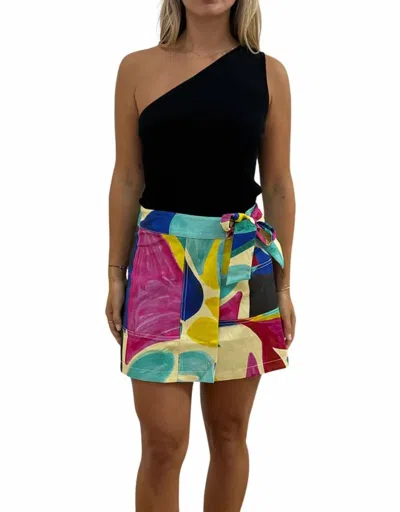 Hunter Bay Skirt In Stroke Of Spring In Multi
