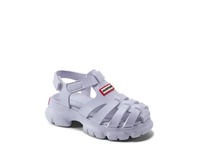 Hunter Belize Big Kid Fisherman Sandal Kids' In Purple