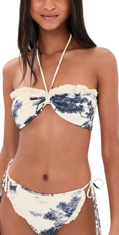 Hunter Belize Bikini Top Bermuda Toile In Multi
