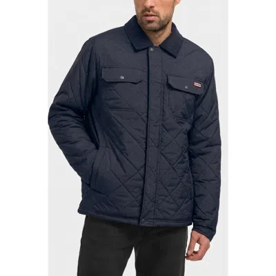Hunter Bell Quilted Jacket In Blue