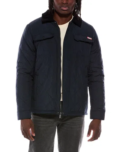 Hunter Bell Quilted Sherpa Jacket In Blue