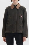 Hunter Bex Washed Wax Hunting Jacket In Brown