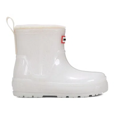 HUNTER Big Kids Gracey Insulated Waterproof Rain Boots 13 Ivory