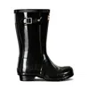 Hunter Kids Original Gloss Wellington Boots In Black