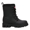 Hunter Big Kids Stomper Lace-up Waterproof Ankle Boots 5 Black