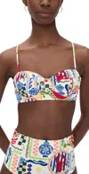 Hunter Bikini Top Coastal Conversation In Multi