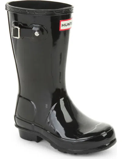 Hunter Gloss Original Kids Classic Rain Boots - Little Kid, Big Kid In Nero