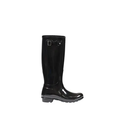 Hunter Black Recycled Polyester Women's Boot