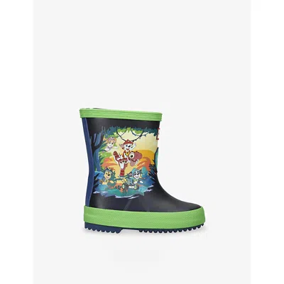Hunter Original Kids First Paw Patrol Wellington Boots Black/comb Eur 28 / 10 Uk