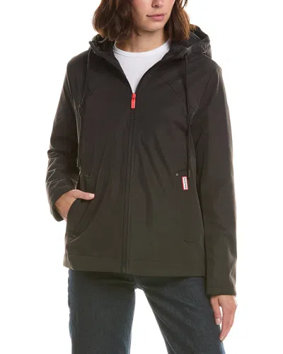 Hunter Blake Short Padded Rain Jacket In Gray