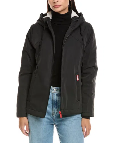Hunter Blake Short Rain Jacket In Black