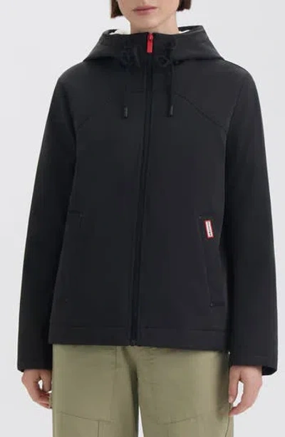 Hunter Blake Water Repellent Rain Jacket In Black