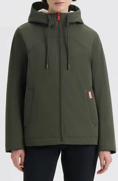 Hunter Blake Water Repellent Rain Jacket In  Green