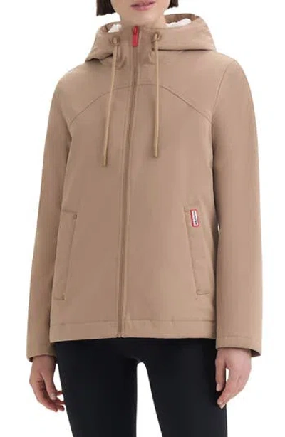 Hunter Blake Water Repellent Rain Jacket In Neutral