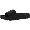 Hunter Bloom Algae Foam Womens Slip-on Logo Pool Slides In Black