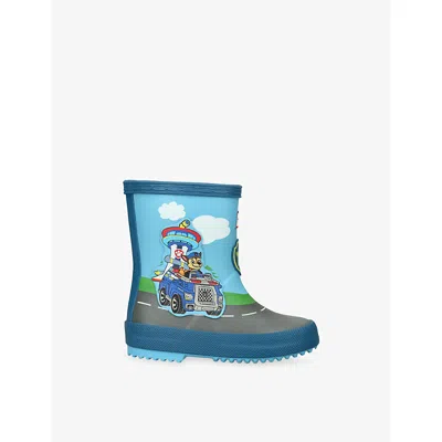 Hunter Original Kids First Paw Patrol Wellington Boots Blue Other Eur 26 / 8.5 Uk