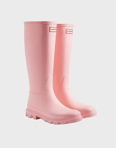 Hunter Boots Unisex Downpour Short Boot In Pink