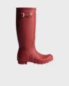Hunter Stövlar Women's Original Tall Boots Burgundy In Burgundy