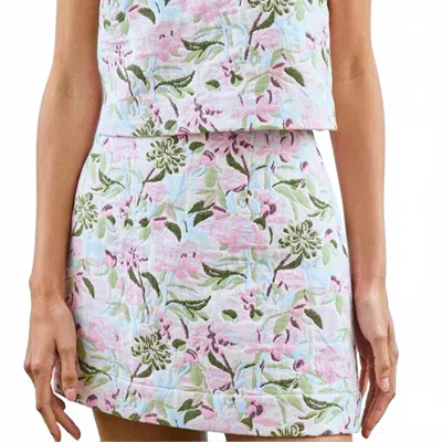 Hunter Britt Mini Skirt In Magnolia Grove In Purple