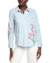 Hunter Placement Bloom Button-up Shirt In Blue
