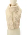 Hunter Cable-knit Scarf In Neutral