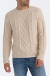 Hunter Cable Knit Sweater In Multi