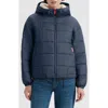 Hunter Camille Crinkle Puffer Jacket In Black