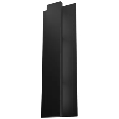 Hunter Canoga Jasmine Roth Matte Black Weathermax Led Large Wall Light