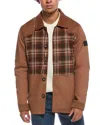Hunter Canvas Jacket In Brown