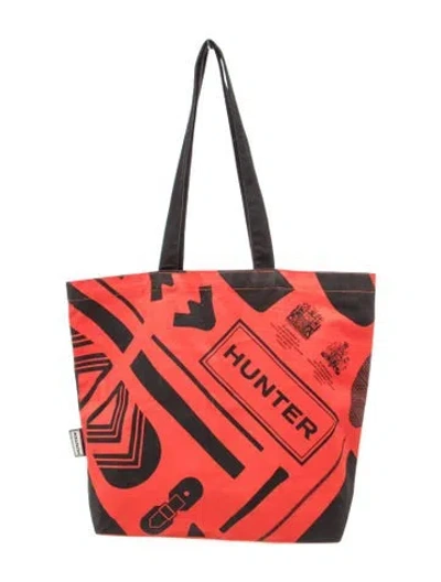 Pre-owned Hunter Canvas Tote In Multicolor