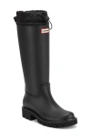 Hunter Downpour Womens Tall Boot In Black