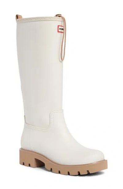 Hunter Carson Lug Sole Boot In White