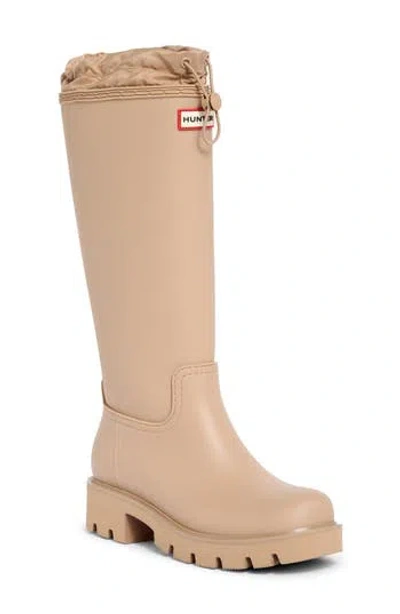 Hunter Carson Lug Sole Boot In Neutral