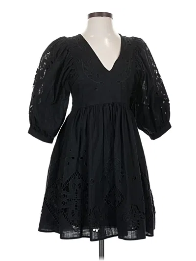 Pre-owned Hunter Casual Dress In Black
