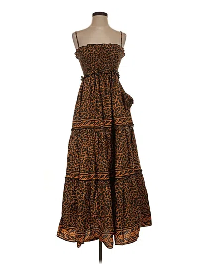 Pre-owned Hunter Casual Dress In Brown