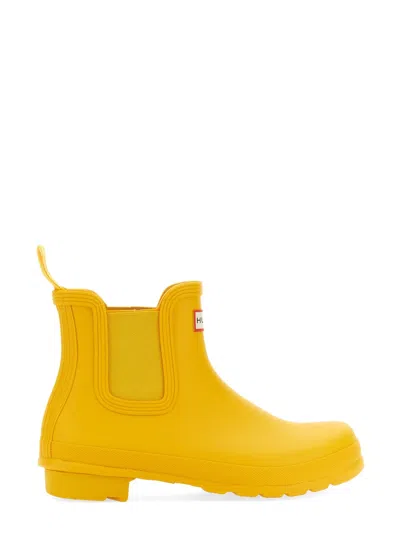 Hunter Chelsea Boot In Yellow