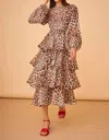 Hunter Chelsea Dress In Leopard In Multi
