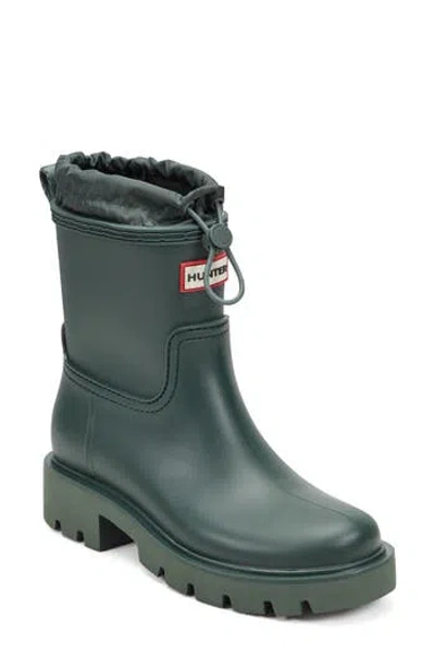 Hunter Cillian Lug Sole Bootie In Green