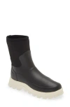 Hunter City Explorer Waterproof Short Rain Boot In Black/shaded White