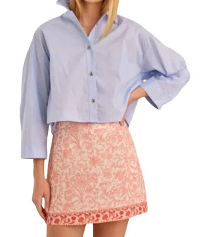 Hunter Clarke Shirt In Pale Blue