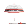Hunter Classic Stripe Bubble Umbrella In White