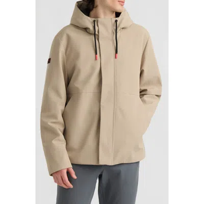 Hunter Clifton Water Resistant Hooded Jacket In Neutral
