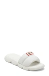 Hunter Coast Water Resistant Slide Sandal In White