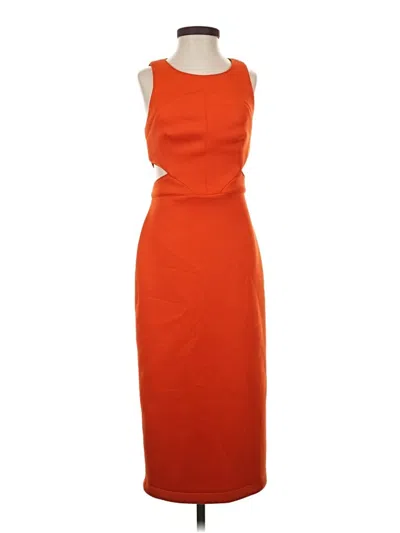 Pre-owned Hunter Cocktail Dress In Orange