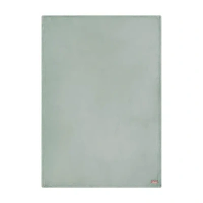 Hunter Coco Flannel Throw Blanket In Green