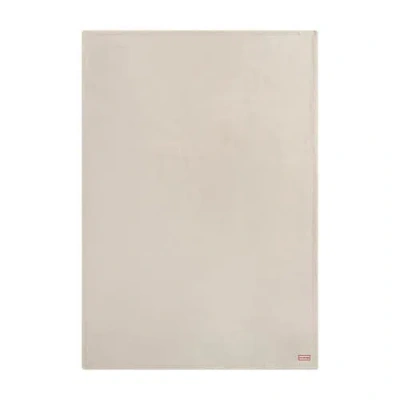 Hunter Coco Flannel Throw Blanket In Neutral